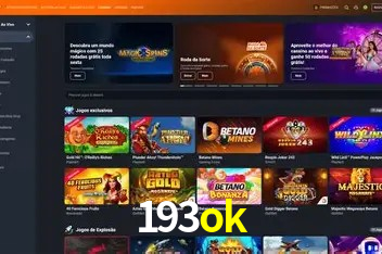 Interface moderna da plataforma 193ok